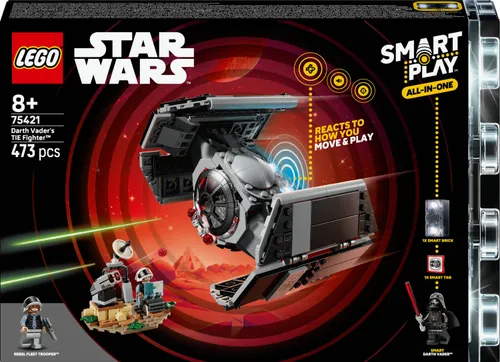 LEGO 75421 Star Wars SMART Play Myśliwiec TIE Dartha Vadera