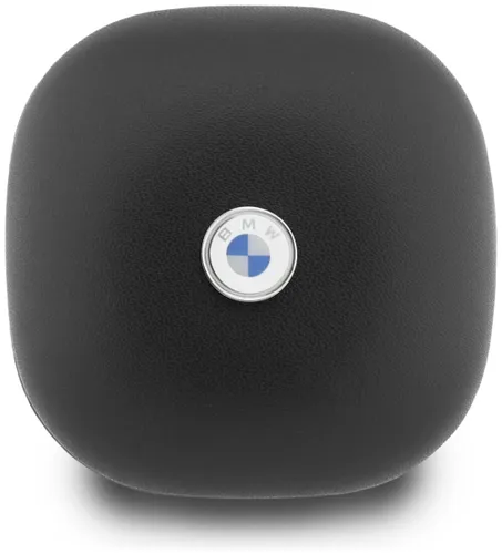 Słuchawki dokanałowe BMW Leather Metal Logo ANC Czarny