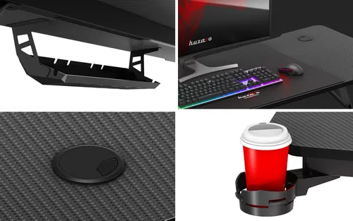 Biurko gamingowe HUZARO Hero 3.3 Czarny