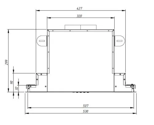 Okap Akpo WK-10 Neva Glass Czarny