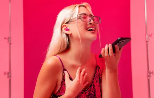 Słuchawki dokanałowe JLAB Go Pop ANC Fuksja