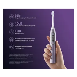 Szczoteczka soniczna DREAME E10F Set Fioletowy