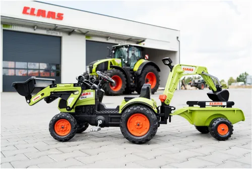 Falk Traktor z Przyczepą CLAAS Arion Backhoe ŁYŻKA + Ładowarka Od 2 Lat