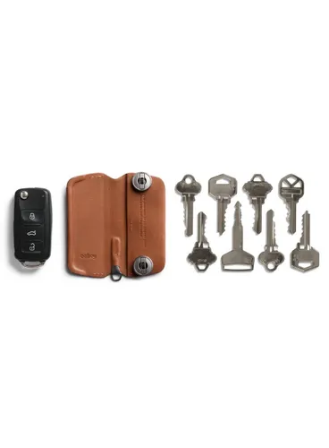 Skórzane etui na klucze Bellroy Key Cover Plus (third edition) - caramel