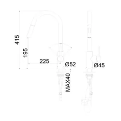 Bateria GLOBALO Loretio Złoty mat