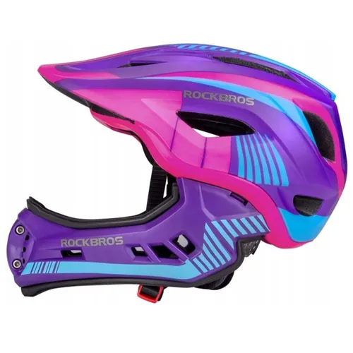 Kask rowerowy dziecięcy, Szczękowy, na rower, hulajnogę, ROCKBROS, M