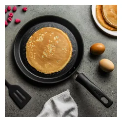 TEFAL Unlimited 25 cm czarna - patelnia do naleśników nieprzywierająca