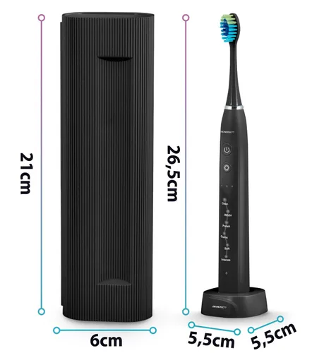 Szczoteczka soniczna BERDSEN Galaxy Duo (2 sztuki) Czarny i Granatowy