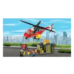 Конструктор Lego City пожарный вертолет (60108)