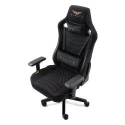 Fotel GAMVIS Elite 2.0 Pro XXL Czarny (złote elementy)