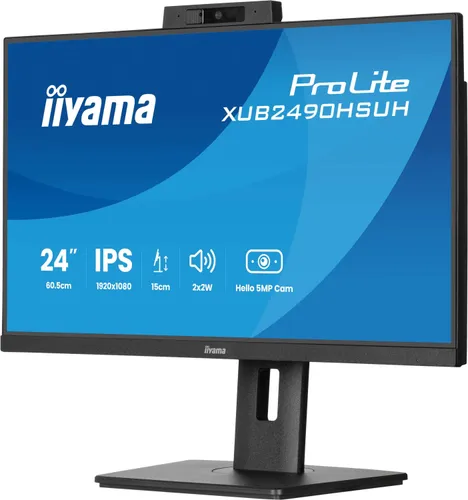 Monitor IIYAMA ProLite XUB2490HSUH-B2 23.8" 1920x1080px IPS 100Hz 4 ms [GTG] + Norton Small Business