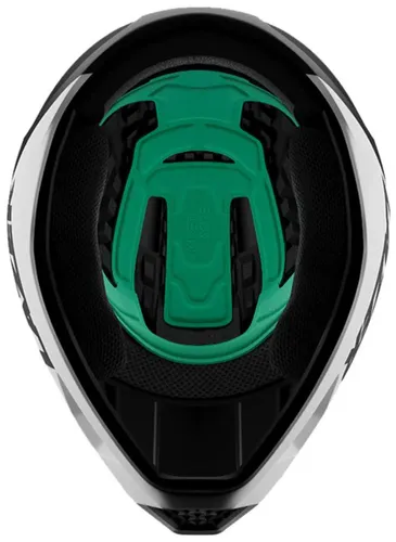 Kask rowerowy LAZER Chase KinetiCore Biało-czarny mat Full Face (rozmiar XL)