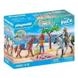 PLAYMOBIL STARTER PACK 71470 WYCIECZKA KONNA NA PLAŻĘ Z AMELIĄ I BENEM