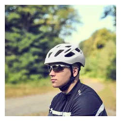 Kask rowerowy ATTABO Bonkers z lampką LED biały