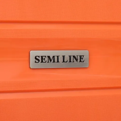 Средний Жесткий Чемодан Semi Line T5614-2 Оранжевый