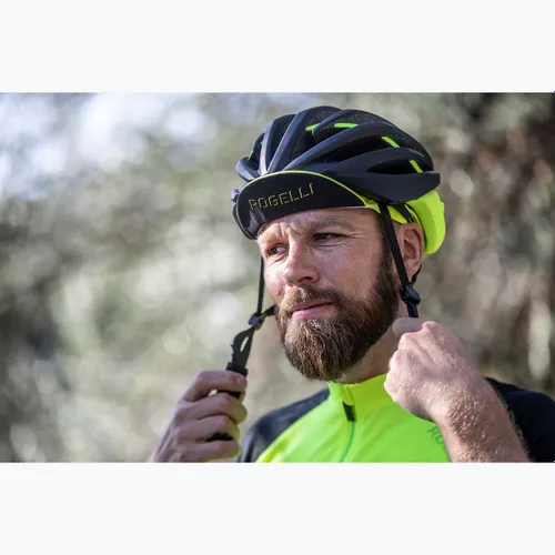 Kask rowerowy Rogelli Tecta black/fluor