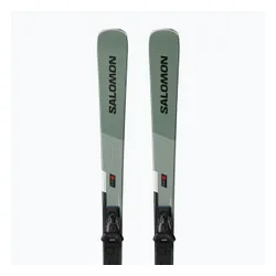 Narty zjazdowe Salomon S/Max 8 + wiązania M10 GW oil green/black/white