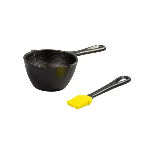 LODGE 0,45 l - rondel żeliwny z pędzelkiem