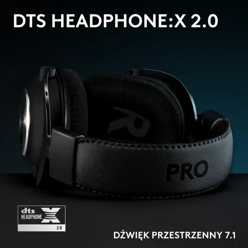 Słuchawki LOGITECH Pro X SE Nauszne, Dźwięk przestrzenny