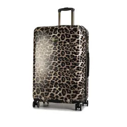 Большой жесткий чемодан Puccini Beverly Hills ABS015A 6 Leopard