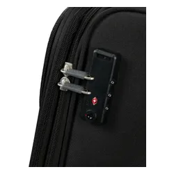 Walizka duża poszerzana American Tourister Pulsonic - asphalt black