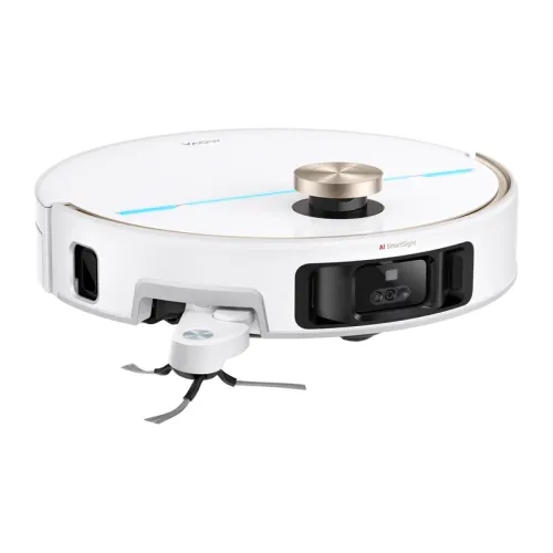 Robot sprzątający Mova V70 Ultra Complete Funkcja mopowania Stacja oczyszczająca Tworzenie mapy pomieszczenia 69dB Funkcje AI Biały