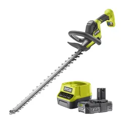 Nożyce do żywopłotu RYOBI RY18HT55A-0 akumulatorowe + Akumulator RYOBI ONE+ RC18120-120 2Ah 18V + ładowarka