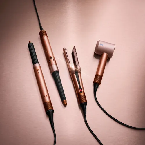 Suszarko-lokówka DYSON Airwrap Co-anda 2x Straight+Wavy Bursztynowy-jedwab 1700W