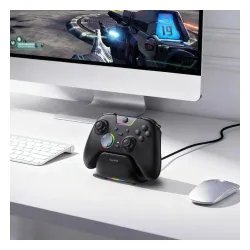 Pad EasySMX X05Pro do Nintendo Switch, PC Bezprzewodowy Czarny + Stacja dokująca