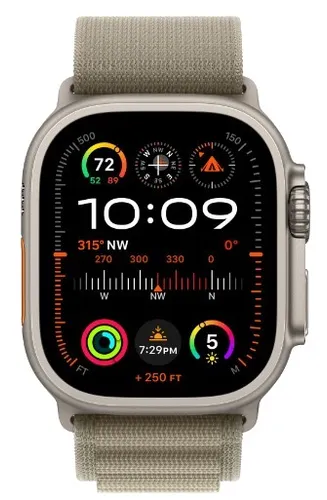 Apple Watch Ultra 2 GPS + сотовый 49 мм Титан + камуфляж Alpine Band (M)