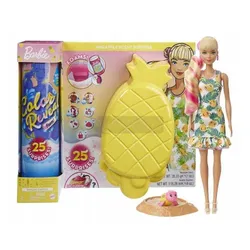 Lalka Barbie Piana Niespodzianka Color Reveal Ananas GTN17