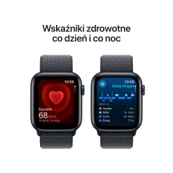 Apple Watch SE 2gen GPS koperta 44mm z aluminium Północ opaska sportowa Atramentowy