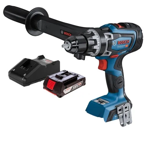 Wiertarko-wkrętarka BOSCH Professional GSB 18V-150 C 06019J5102 + Ładowarka BOSCH Professional GAL 18V-40 1600A019RJ + Akumulator BOSCH Professional GBA 1600Z00036 2Ah 18V
