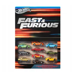 Hot Wheels Fast & Furious Szybcy i wściekli Samochodziki 10-pak JCT92