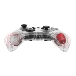 Pad Deltaco GAM-149-T do Nintendo Switch, PC Bezprzewodowy Transparent