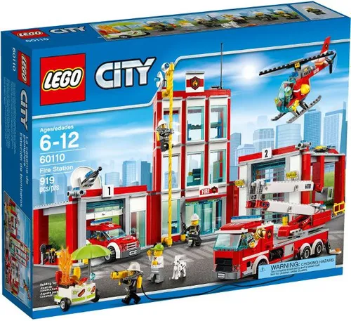 Конструктор Lego City пожарная часть (60110)