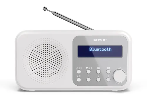 Radioodbiornik Sharp Tokyo DR-P420 Radio FM DAB+ Bluetooth Biały