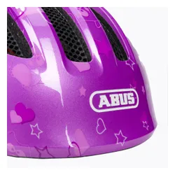 Kask rowerowy dziecięcy ABUS Smiley 3.0 purple star