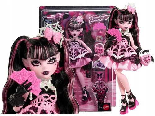 Lalka Mattel Monster High Straszysłodkie urodziny Draculaura Lalka JBG74