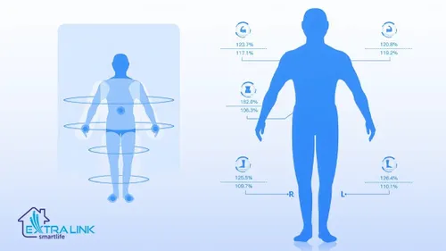 Waga łazienkowa EXTRALINK K-201 Biały