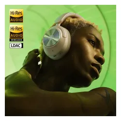 Słuchawki bezprzewodowe Oneodio Focus A6 ANC Nauszne Bluetooth 6.0 Beżowy