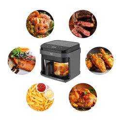 Air Fryer Frytkownica beztłuszczowa ELDOM FR500 5.5l z okienkiem do obserwacji postępów