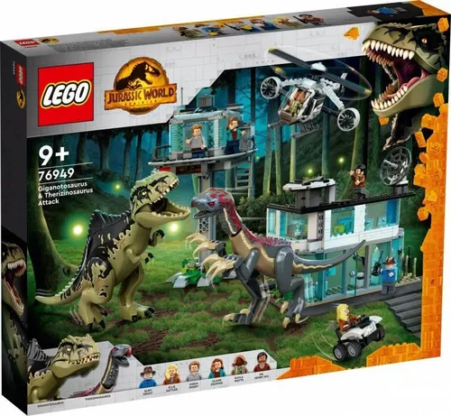 Конструктор Lego Jurassic World атака гиганотозавра и теризинозавра (76949)