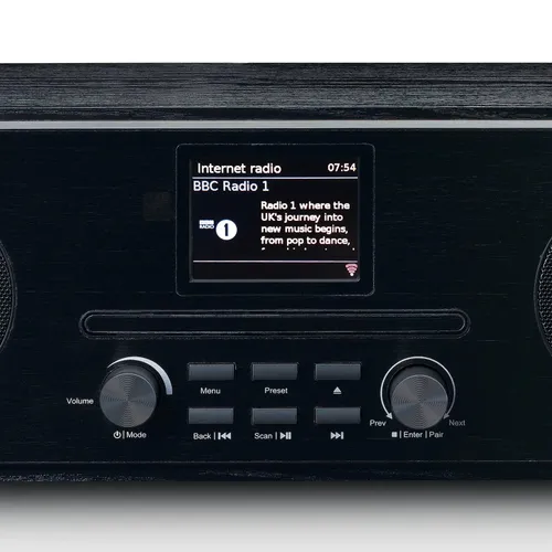 Радиоприемник Lenco DIR-261bk FM-радио DAB + интернет Bluetooth черный