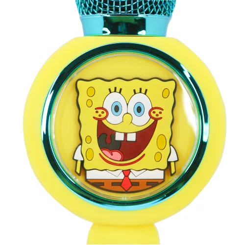 Mikrofon z głośnikiem Bluetooth OTL Technologies Karaoke SPONGEBOB 5W Żółty