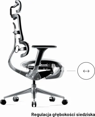 Fotel DIABLO CHAIRS V-Master Biało-czarny