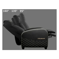 Sofa gamingowa COUGAR Elite Czarno-złoty