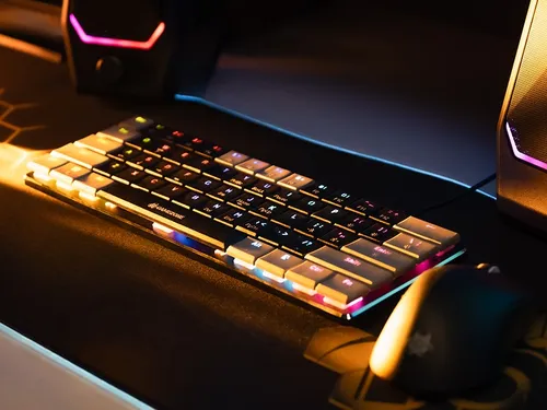 Klawiatura gamingowa Tracer GameZone Keylo 61 przewodowa mechaniczna podświetlana grafitowa