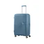 American Tourister Soundbox-stone blue Büyük Genişletilebilir Bavul