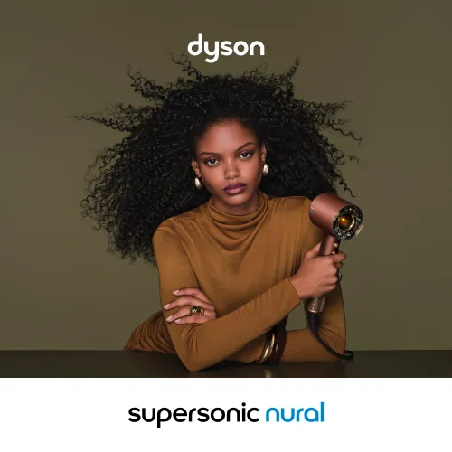 Suszarka do włosów Dyson Supersonic Nural Straight+Wavy 318135-01 Jonizacja Zimny nawiew 1600W 3 prędkości 4 temperatury